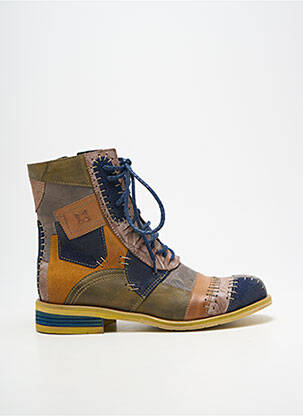 Bottines/boots talon bas talon plat jusqu'à 3cm bleu MACIEJKA OBUWIE femme