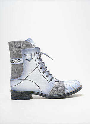 Bottines/boots fourrée talon plat jusqu'à 3cm gris MACIEJKA OBUWIE femme