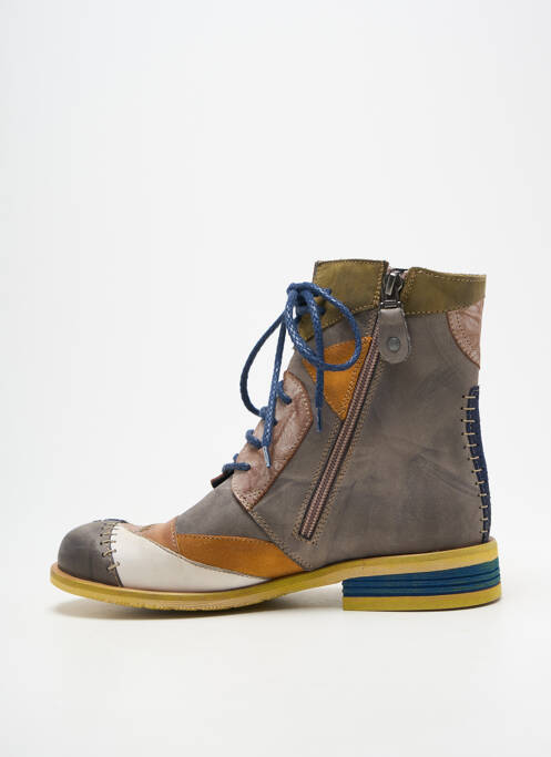 Bottines/boots talon bas talon plat jusqu'à 3cm bleu MACIEJKA OBUWIE femme