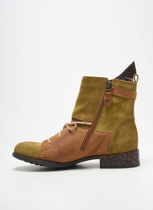 Bottines/boots nubuck talon plat jusqu'à 3cm vert MACIEJKA OBUWIE femme