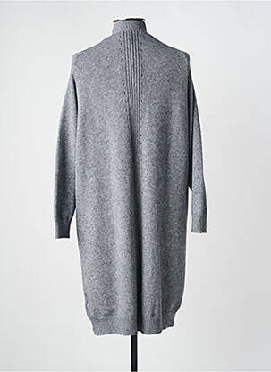 Gilet manches longues stretch gris B.YU femme