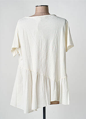 Tunique manches courtes manches courtes beige B.YU femme