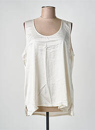 Top stretch sans manche beige HUMILITY femme