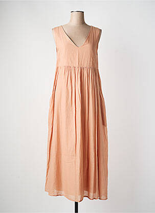 Robe longue sans manche sans manche rose HUMILITY femme