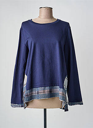 T-shirt stretch manches longues bleu HUMILITY femme