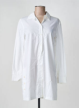 Tunique manches longues col chemisier blanc GUITARE femme