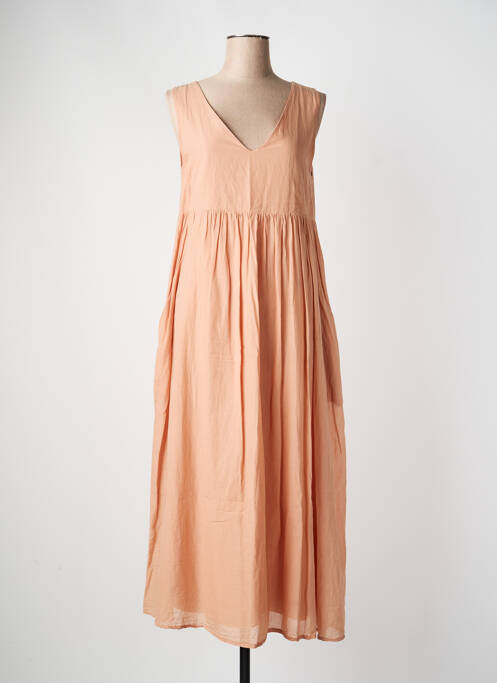 Robe longue sans manche sans manche rose HUMILITY femme