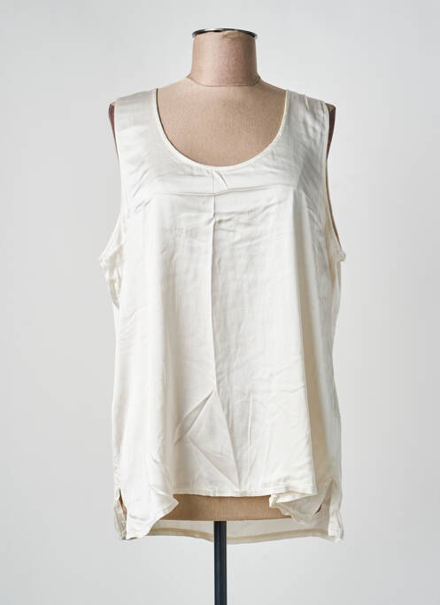 Top stretch sans manche beige HUMILITY femme