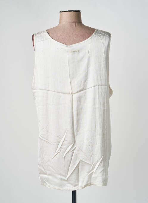 Top stretch sans manche beige HUMILITY femme