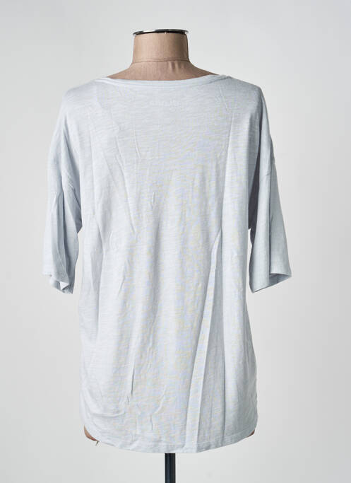 T-shirt manches mi-longues manches courtes gris JUVIA femme