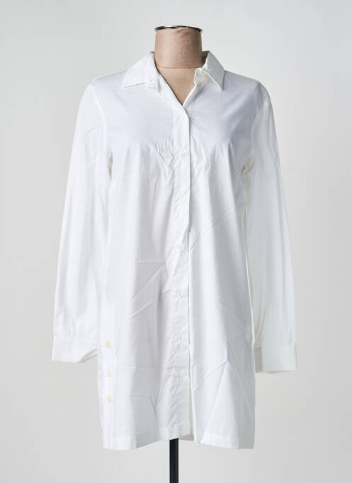 Tunique manches longues col chemisier blanc GUITARE femme
