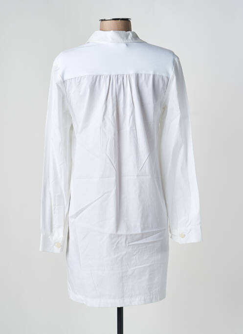 Tunique manches longues col chemisier blanc GUITARE femme