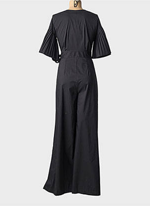 Combi-pantalon manches courtes manches courtes noir B.YU femme