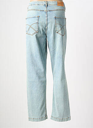Jeans coupe large stretch taille normale bleu YERSE femme