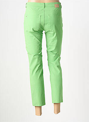 Pantalon 7/8 stretch taille normale vert RAFFAELLO ROSSI femme