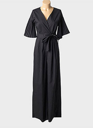 Combi-pantalon manches courtes manches courtes noir B.YU femme