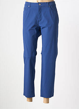Pantalon 7/8 stretch taille normale bleu RAFFAELLO ROSSI femme