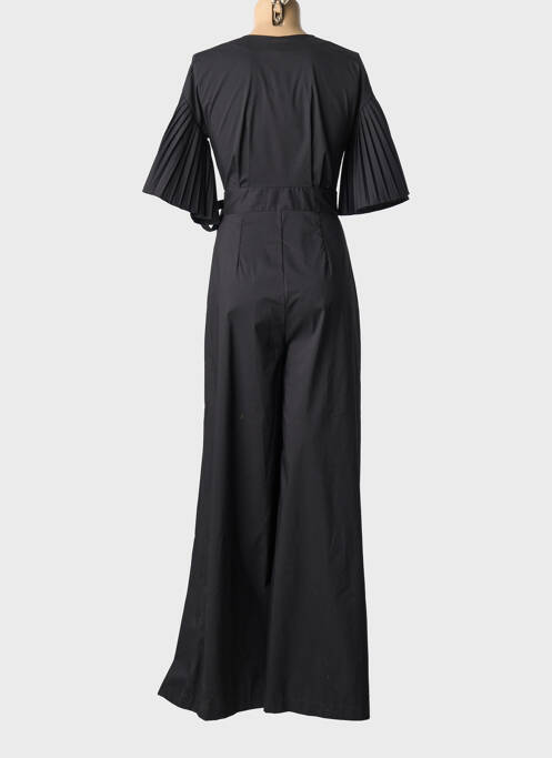 Combi-pantalon manches courtes manches courtes noir B.YU femme