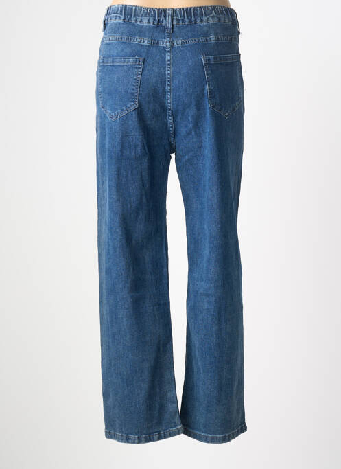 Jeans coupe large stretch taille normale bleu CHERRY BERRY femme