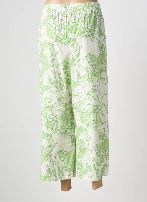 Pantalon 7/8 stretch taille normale vert RAFFAELLO ROSSI femme