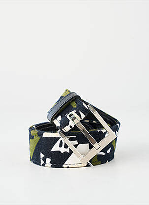 Ceinture imprimé fantaisie noir ELISABETH DE SENNEVILLE femme