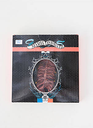 Collants imprimé fantaisie bleu MARIE ANTOILETTE femme