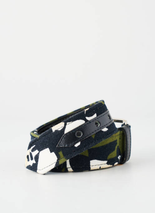 Ceinture imprimé fantaisie noir ELISABETH DE SENNEVILLE femme