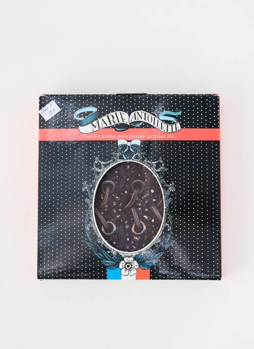 Collants imprimé fantaisie noir MARIE ANTOILETTE femme