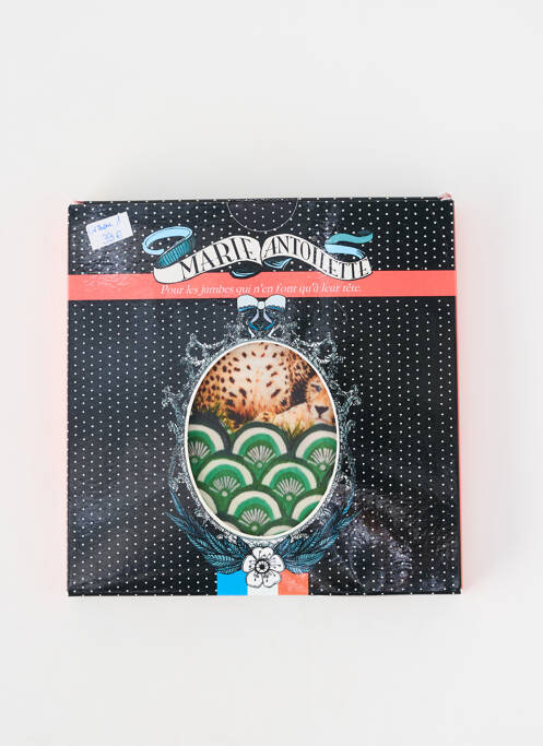 Collants stretch vert MARIE ANTOILETTE femme