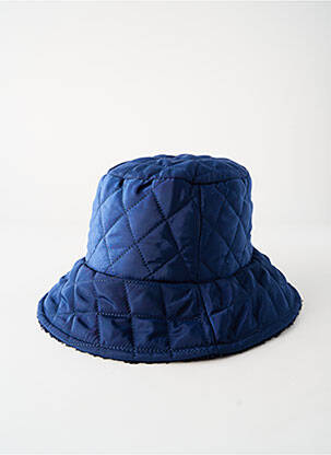 Bonnet forme bob bleu PALME femme