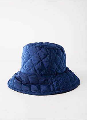 Bonnet forme bob bleu PALME femme