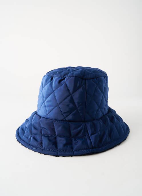 Bonnet forme bob bleu PALME femme