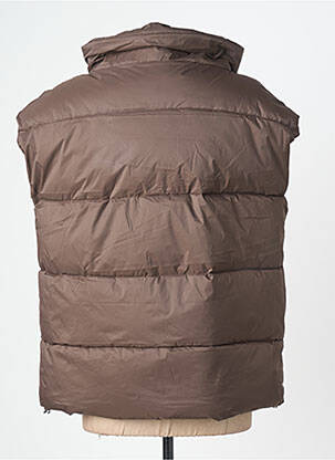 Doudoune poches sans capuche marron ESCANDELLE femme