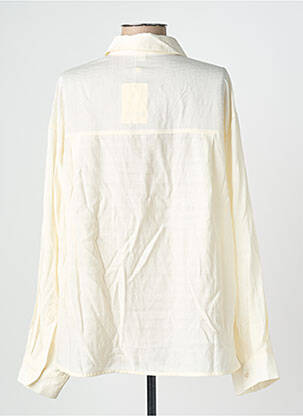 Chemisier coupe droite manches longues beige SEE U SOON femme