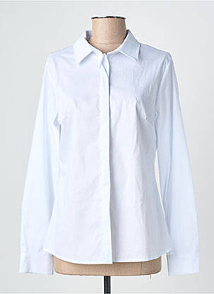 Chemisier coupe cintrée manches longues blanc PAKO LITTO femme