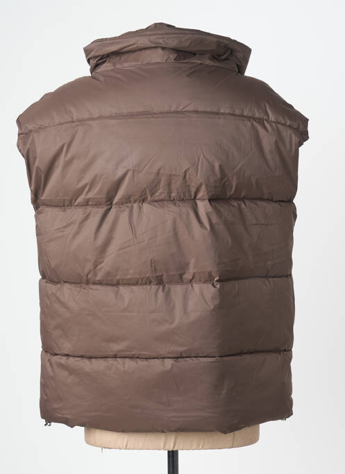 Doudoune poches sans capuche marron ESCANDELLE femme