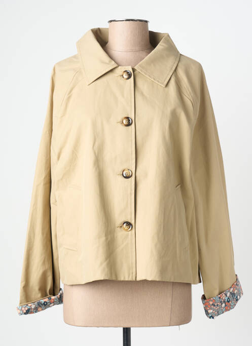 Veste casual coupe droite beige SOFTY femme