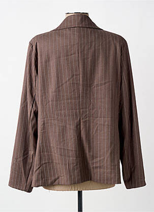 Blazer finition intérieure doublée marron PAKO LITTO femme