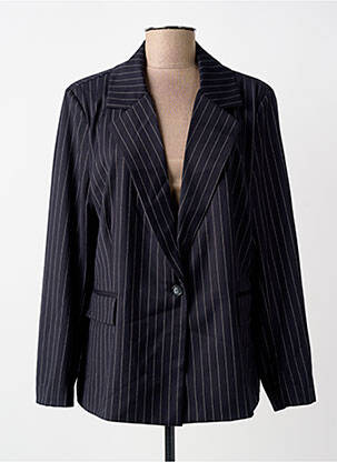Blazer finition intérieure doublée bleu PAKO LITTO femme