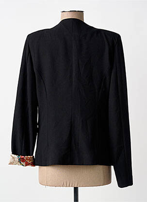 Veste casual col rond noir PAKO LITTO femme