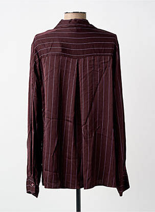 Chemisier coupe droite manches longues violet PAKO LITTO femme