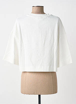 Top manches courtes manches courtes blanc GRACE & MILA femme