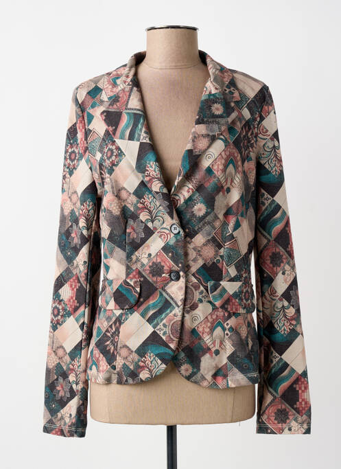 Blazer coupe cintrée beige PAKO LITTO femme