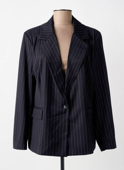 Blazer finition intérieure doublée bleu PAKO LITTO femme