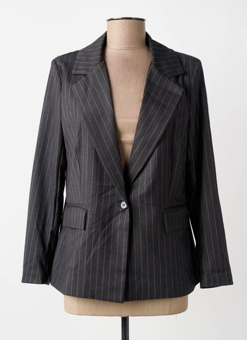 Blazer finition intérieure doublée gris PAKO LITTO femme