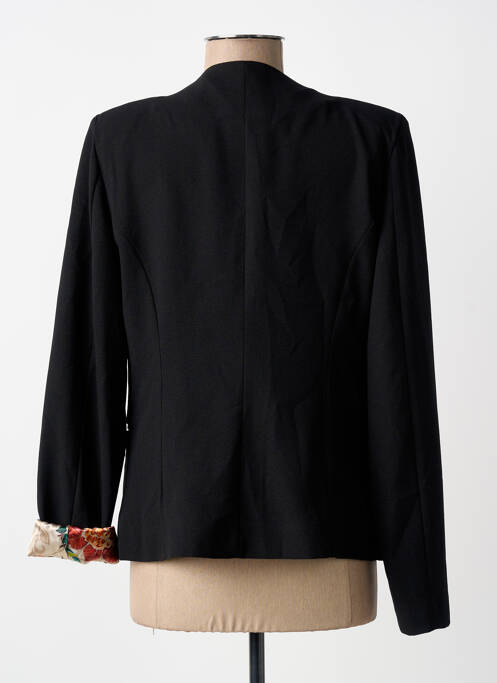Veste casual col rond noir PAKO LITTO femme
