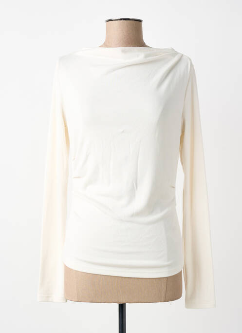 T-shirt manches longues manches longues blanc GRACE & MILA femme
