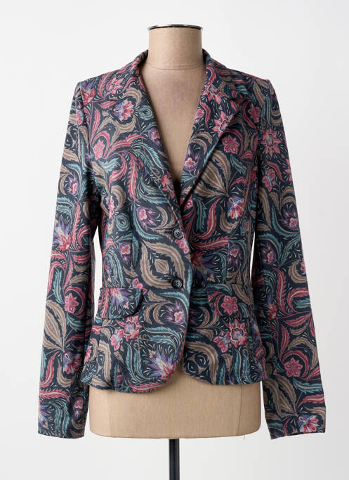 Blazer coupe cintrée bleu PAKO LITTO femme