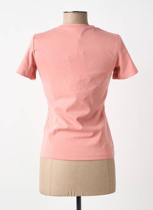 T-shirt stretch manches courtes rose GRACE & MILA femme
