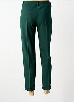 Pantalon 7/8 fermeture zippée sous rabat boutonné vert PAKO LITTO femme